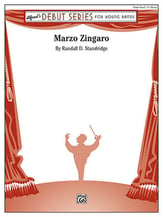 Marzo Zingaro Concert Band sheet music cover